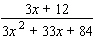 Reduce the following rational expression to lowest terms, if possible.  