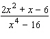 Reduce the following rational expression to lowest terms, if possible.  