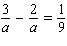 Solve the following equation. Be sure to check each answer in the original equation if you multiply both sides by an expression that contains the variable.   A)    B)    C)    D)    E)  no solution