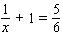 Solve the following equation. Be sure to check each answer in the original equation if you multiply both sides by an expression that contains the variable.   A)    B)    C)  no solution D)    E)   