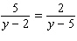 Solve the following equation. Be sure to check each answer in the original equation if you multiply both sides by an expression that contains the variable.   A)  no solution B)    C)    D)    E)   