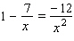 Solve the following equation. Be sure to check each answer in the original equation if you multiply both sides by an expression that contains the variable.   x = __________