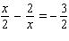Solve the following equation. Be sure to check each answer in the original equation if you multiply both sides by an expression that contains the variable.   x = __________