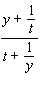Simplify the complex fraction.   A)    B)    C)    D)    E)   