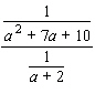 Simplify the complex fraction.   A)    B)    C)    D)    E)   