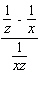Simplify the complex fraction.   A)    B)    C)    D)    E)   