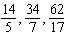Simplify each term in the following sequence.   A)    B)    C)    D)    E)   