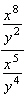 Simplify the complex fraction.  