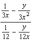Simplify the complex fraction.  
