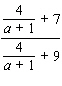 Simplify the complex fraction.  