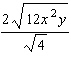 Simplify the radical expression as much as possible. Assume all variables represent positive numbers.   A)    B)    C)    D)    E)   