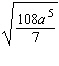 Put the radical expression into simplified form. Assume the variable represents a positive number.  