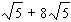 Simplify each term, if necessary, and then use the distributive property to combine terms, if possible.   A)    B)    C)    D)    E)   