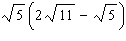 Perform the multiplication. Give your answer in simplified form for radical expressions.   A)    B)    C)    D)    E)   
