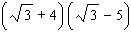 Perform the multiplication. Give your answer in simplified form for radical expressions.   A)    B)    C)    D)    E)   