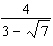 Rationalize the denominator. Give your answer in simplified form.   A)    B)    C)    D)    E)   