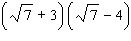 Perform the multiplication. Give your answer in simplified form for radical expressions.  