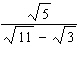 Rationalize the denominator. Give your answer in simplified form.  