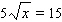 Solve the equation by applying the squaring property of equality. Be sure to check all solutions in the original equation.  