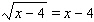Solve the equation by applying the squaring property of equality. Be sure to check all solutions in the original equation.  