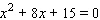 Solve the equation by using the quadratic formula.   A)    B)    C)    D)    E)   
