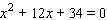 Solve the equation by using the quadratic formula.   A)    B)    C)    D)    E)   