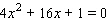 Solve the equation by using the quadratic formula.   A)    B)    C)    D)    E)   