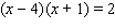 Solve the equation by using the quadratic formula.  