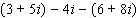 Combine the complex number.   A)    B)    C)    D)    E)   