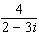 Divide the complex numbers.   A)    B)    C)    D)    E)   
