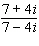 Divide the complex numbers.   A)    B)    C)    D)    E)   