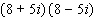 Multiply the complex numbers.  