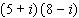 Multiply the complex numbers.  