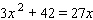 Solve the quadratic equation. Use whatever method seems to fit the situation or is convenient for you.   A)    B)    C)    D)    E)   