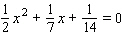 Solve the quadratic equation. Use whatever method seems to fit the situation or is convenient for you.   A)    B)    C)    D)    E)   