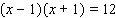 Solve the quadratic equation. Use whatever method seems to fit the situation or is convenient for you.   A)    B)    C)    D)    E)   