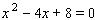 Is   a solution to the equation   ?