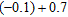Find the sum.   A)  0.6 B)  1 C)  0.5 D)  0.8 E)  0.9
