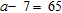 Use a property of equality to solve the equation. Then check the result.     __________