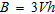 Solve the formula for B . Volume of a pyramid:   A)    B)    C)    D)    E)  none of these