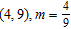 Find the equation of the line that contains the given point and has the given slope. Express equation in the form   , where A , B , and C are integers.  