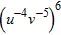 Simplify the following algebraic expression and express your answer using positive exponents only.   A)    B)    C)    D)    E)   