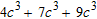 Add the monomials.  