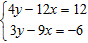 Solve the system by graphing:   A)      B)      C)      D)     