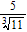 Perform the division by rationalizing the denominator and simplifying.   A)    B)    C)    D)    E)   