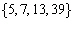 Each of the numbers in the following set is a prime number.  