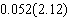 Multiply the decimals.   A)  0.11024 B)  2.0624 C)  0.106 D)  None of these