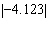 Find the absolute value of the expression.  