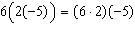 Name the property that was used in the following equation.   A)  commutative property of multiplication B)  associative property of multiplication C)  associative property of addition D)  distributive property
