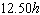 In the expression   the variable is 12.50.